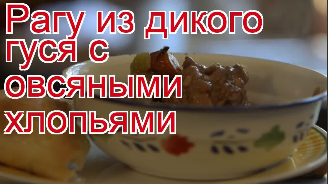 Как приготовить гуся пошаговый рецепт - Рагу из дикого гуся с овсяными хлопьями за 80 минут