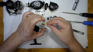 Катушка Mifine Troker 1000F - разбор+апгрейд своими руками.