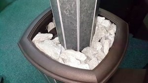 Обзор печи Гардарика. Для русской бани. В облицовке натуральным камнем.