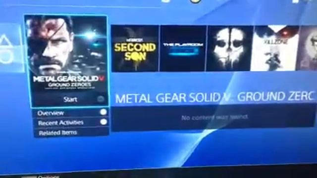 Metal Gear Solid: Ground Zeroes Not Loading Post-Update (PS4) смотреть онлайн