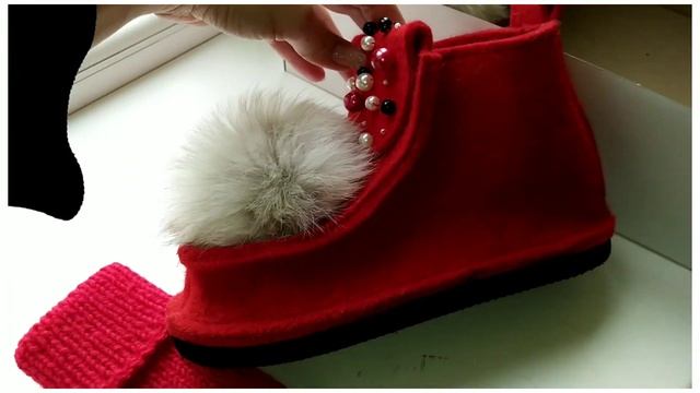 Обзор красных валешей! из нового войлока ?делаю под заказ? смотреть онлайн