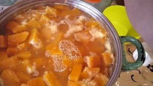 Тыквенно - апельсиновый сок.