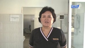 Кропоткинская городская больница получила в дар новую стиральную машину.