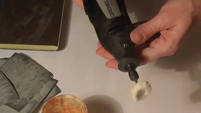 Шлифовка полимерной глины. Sanding and Polishing Polymer Clay