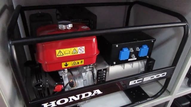 Хонда/Honda EC 5000 однофазный бензиновый генератор смотреть онлайн