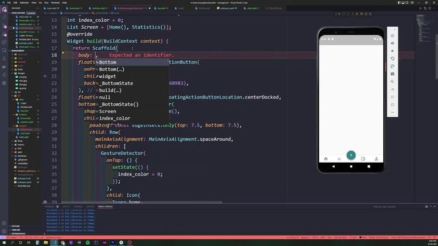 flutter finance app - full course - Flutter UI Design