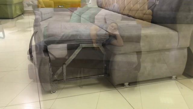 Прямой диван-кровать на кухню, со спальным местом