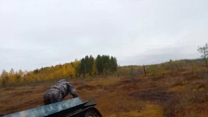 Самодельный гусеничный вездеход на жидком болоте!!!