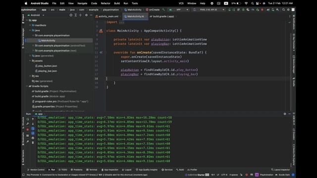 How to create a play/pause animation using Lottie library | Android, Kotlin