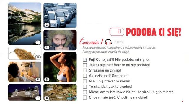 Krok po kroku A1. Урок 17, часть 1. Język polski.