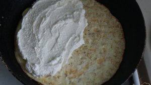 Овсяный блин с творогом