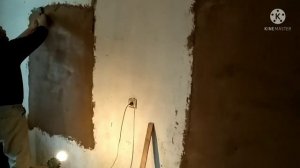 Штукатурка стен глиной с тырсой. Потихоньку продолжаем наш ремонт.