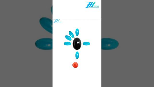 Natural turquoise 6*12mm oval cabochon and onyx oval cab size 10*14mm and red spiny oyster