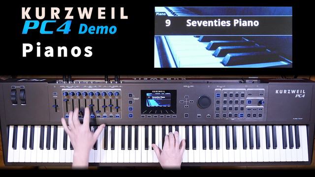 Kurzweil PC4 Demo - Pianos смотреть онлайн