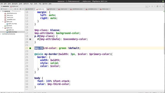 SCSS und SASS Tutorial #12 - !default смотреть онлайн