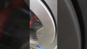 Indesit open door spin test before being fixed (with bad motor)