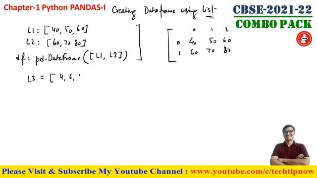 Dataframe Class 12 IP | Data Handling using Pandas and Visualization | Class 12 IP Chapter 1 prt-4 смотреть онлайн
