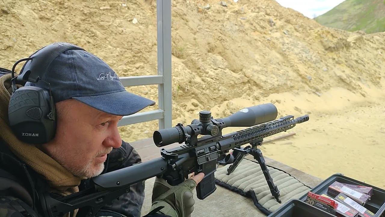 АR 15 - отстрел на кучность разными патронами ч.2 смотреть онлайн