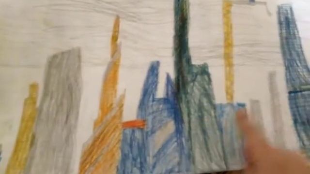 Рисунки Москва-Сити смотреть онлайн