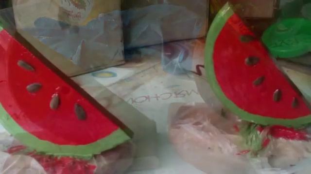 DIY Декор для дома.Декор для кухонного интерьера своими руками из подручных материалов ? Арбузики