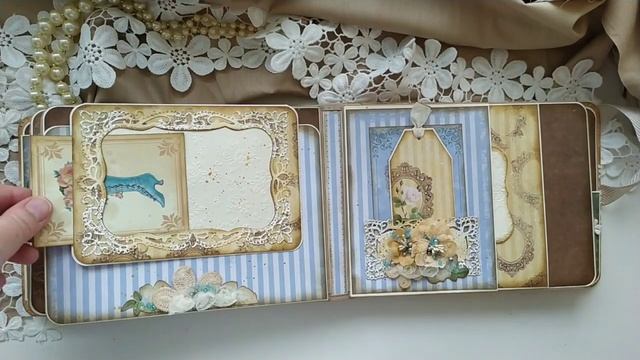 Обзор альбома "История любви"/ Мускари/скрапбукинг смотреть онлайн