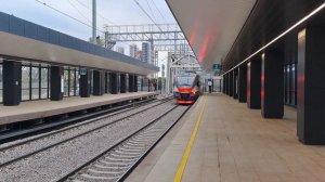 Новая Подборка! Электричек Станция Кутузовская Открытие Четвертого Диаметра! D4