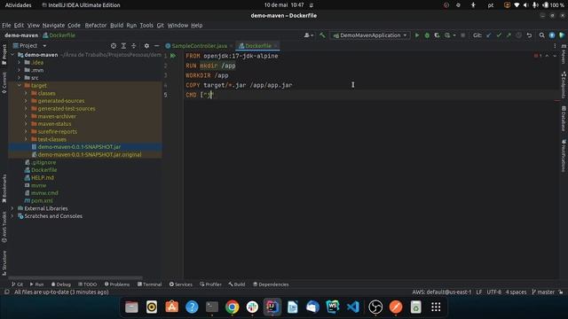 Como rodar um projeto SpringBoot em um container Docker смотреть онлайн
