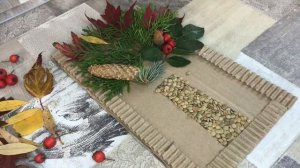 Осенняя поделка в садик, школу! Осенние поделки из природного материала