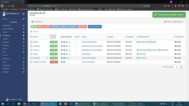 Portainer edit container bug image test смотреть онлайн