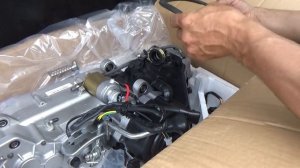 Купили двигатель 1P57QMJ для самодельного снегохода.