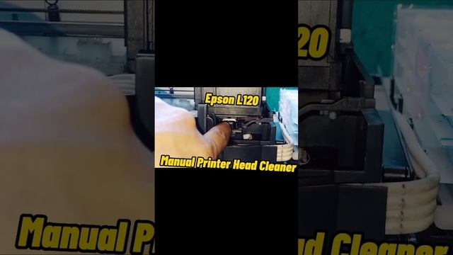 Manual Printer Head Cleaning | Epson L120