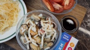 Паста с морепродуктами в сливочном соусе – простой рецепт