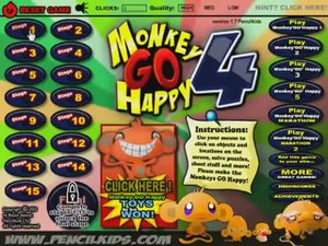 Monkey GO Happy 4