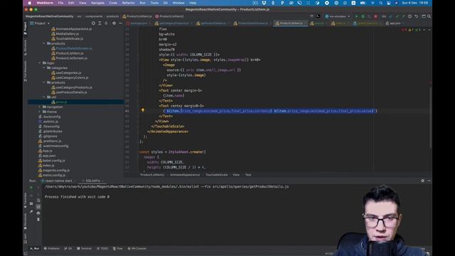 #19 - Render HTML Description Product Details Part 4 | React Native open-source eCommerce App