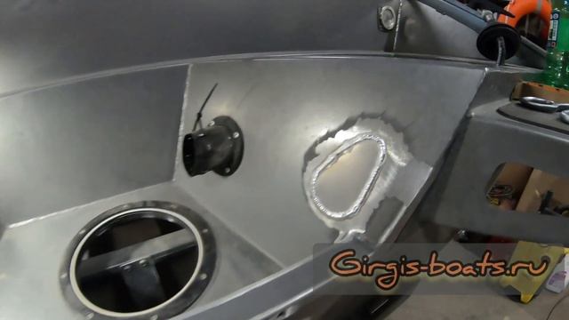 Волжанка 46 фиш. Алюминиевые лодки Girgis. смотреть онлайн