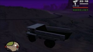 Как угнать и сохранить комбайн и карьерный грузовик в GTA San Andreas. Combine Harvester