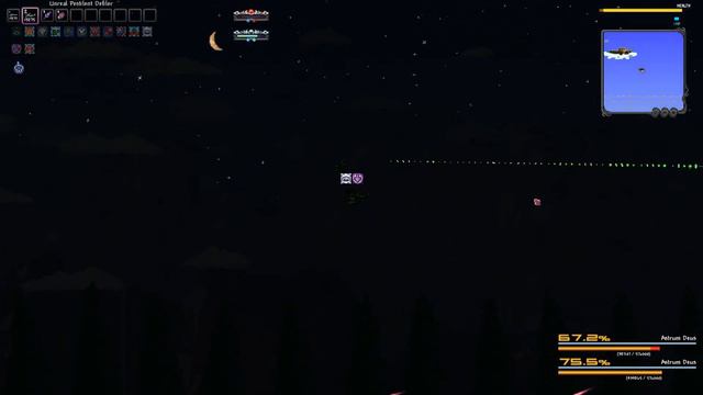 Terraria Calamity - Astrum Deus Boss Fight - Revengeance Mode смотреть онлайн