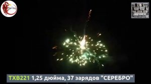 TXB221 1,25 дюйма, 37 зарядов СЕРЕБРО