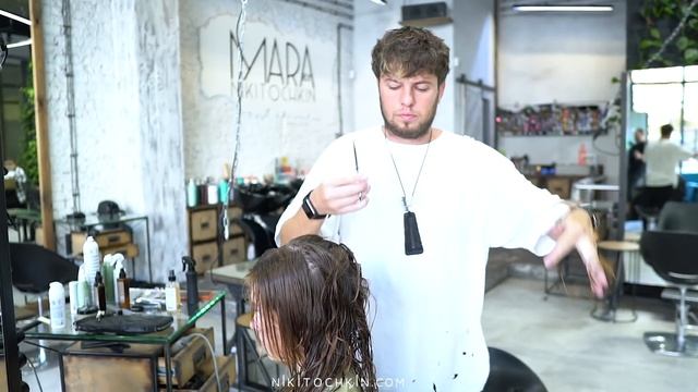 LAYERED HAIRCUT for CURLY HAIR long length - NIKITOCHKIN