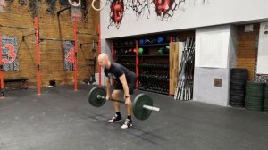 Тяга толчковая с виса 2см до груди