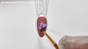 Easy nailart for beginners. Мазковая роспись на ногтях для новичков.#nailart #naildesign