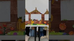 Кукольный театр на столе. Первая проба. учимся. Сказка "Репка" ?