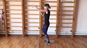 Бокс/кикбоксинг Упражнения с теннисным мячом ч1