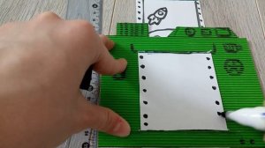 Поделка из бумаги -  ФОТОАППАРАТ С КАДРАМИ! Поделки для детей!