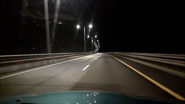 ТРАССА М-11 Тверь-Великий Новгород ночью 338км скорость 130км/ч смотреть онлайн