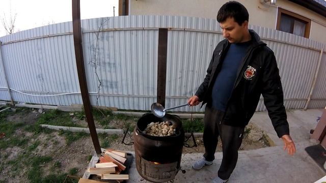 #ПАПАСЕМА#Готовимвказане#"Бишбармак" Курица с рулетиками из теста.