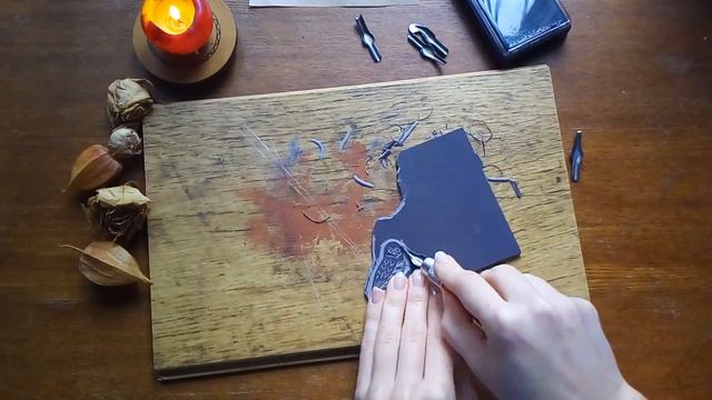 Lino Printing Owl | Печать Сова смотреть онлайн