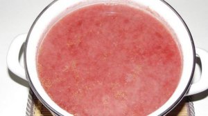 Клубничный кисель