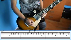 Guns N' Roses November Rain SOLOS LESSON with tabs