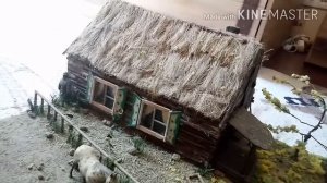 Диорама ,, оккупированная деревня,, в масштабе 1/35